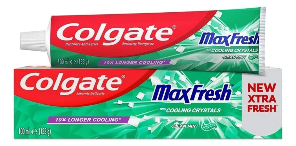 Colgate 100 ml Max Fresh Clean Mint (zelena)