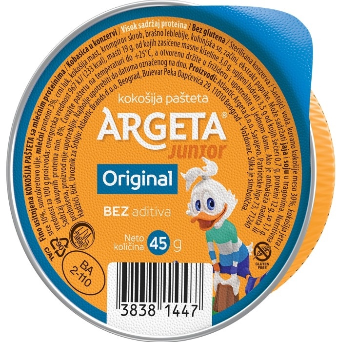 Argeta pasteta junior 45 g