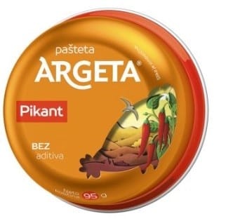 Argeta pasteta kokosija pikant 95 g