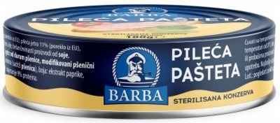 Pasteta pileca Barba 180 g