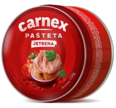 Carnex jetrena pasteta limenka 150 g