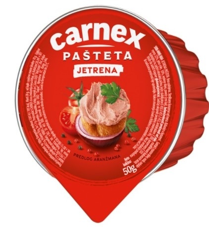 Carnex jetrena pasteta folija 50 g