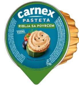 Carnex pašteta Riblja Povrće 75 g