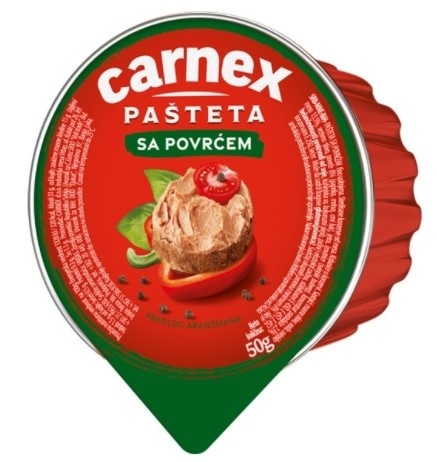 Carnex pasteta sa povrcem folija 50 g