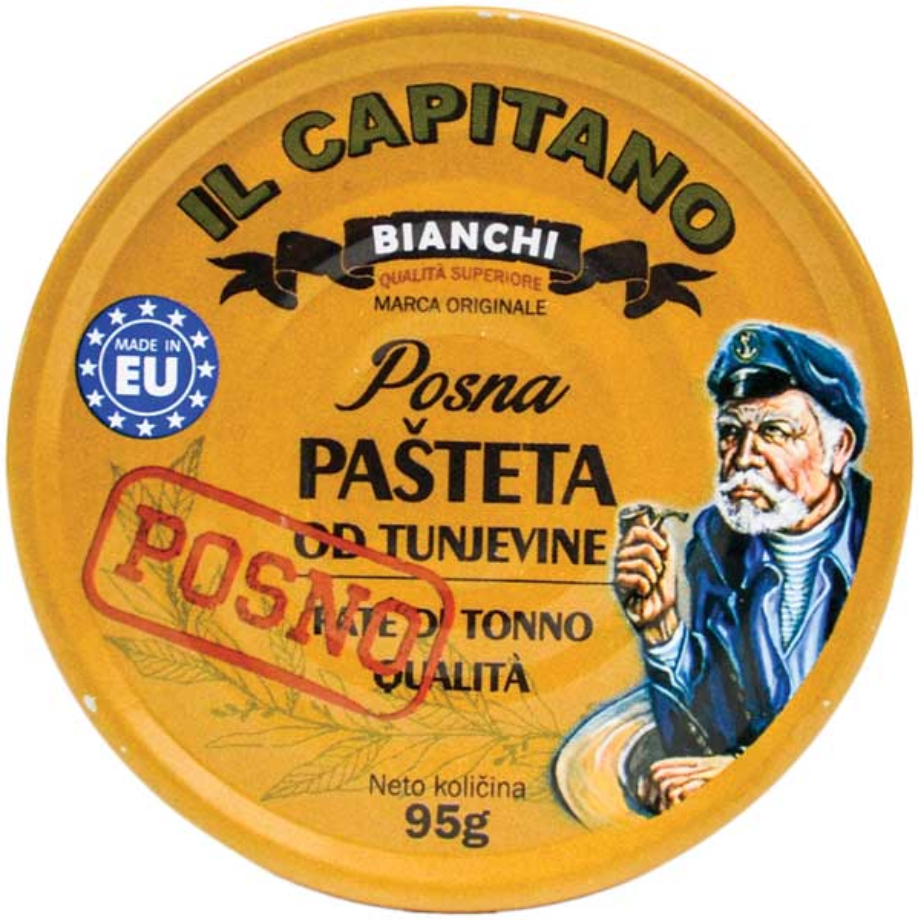 Tuna pasteta posna Il Capitano 95 g