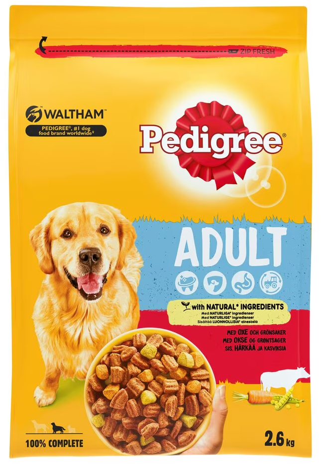 Pedigree briketi govedina i zivina 2,6 kg