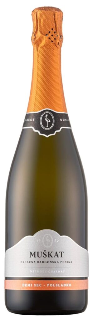 Vino Srebr Radg Penina Muškat 0.75 l