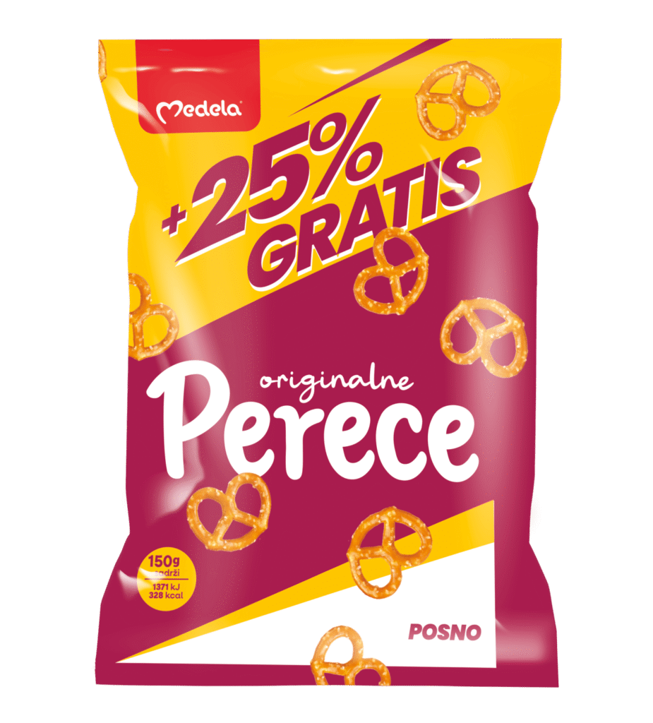 Medela grickalice perece slane 150 g
