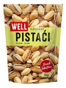Well Pistaci Peceni Slani 80 g