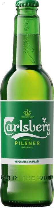 Carlsberg pivo svetlo staklo 500 ml npb