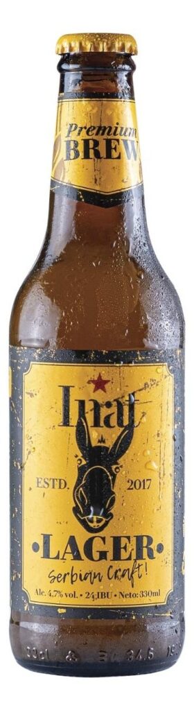 Pivo Inat Lager 4,7% 0,33 l Npb