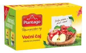 Čaj Voć Jabuka i Cimet 60 g Plantago