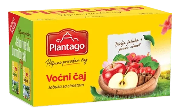 Čaj Voć Jabuka i Cimet 60 g Plantago