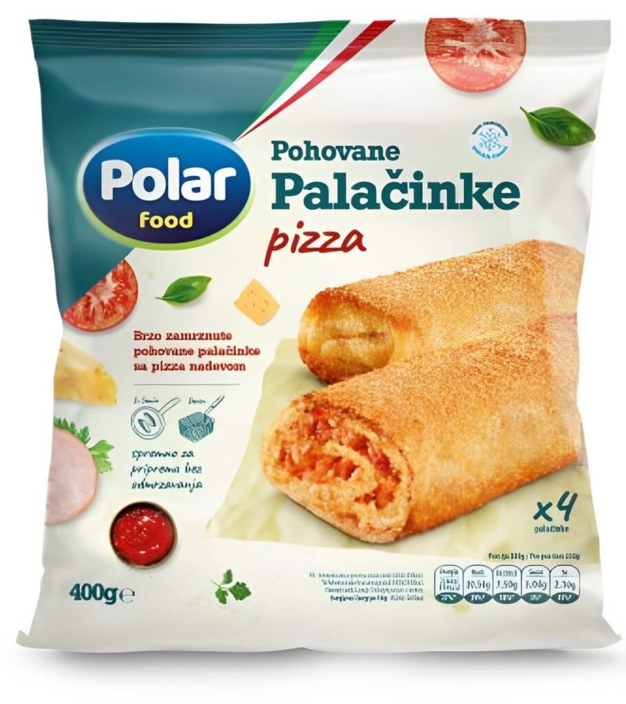 Palačinke Pohovane Pizza 400 g Polar