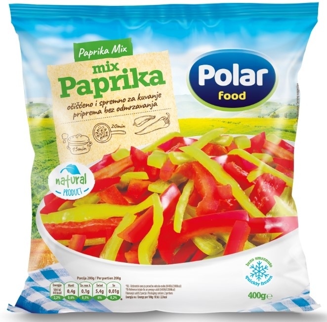 Povrće Paprika Mix 400 g Polar Food