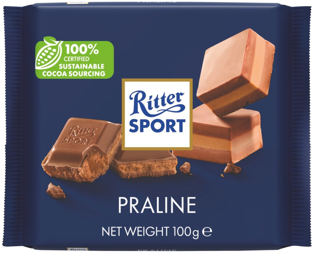 Praline 100 g Ritter Sport