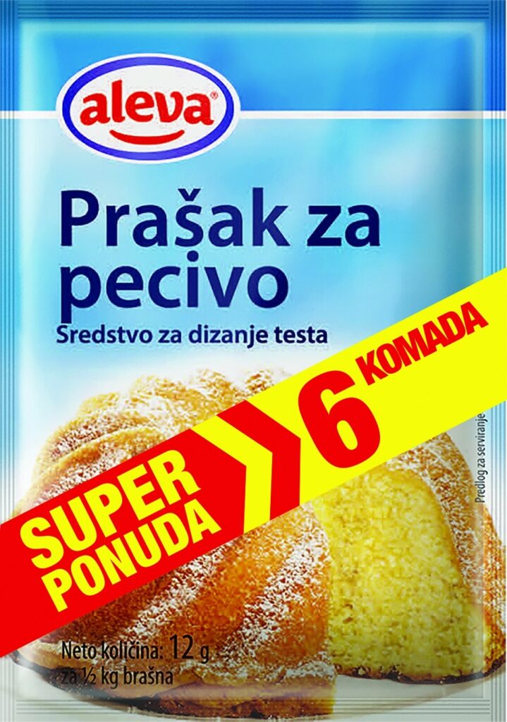 Aleva prašak Pecivo Super Pon 6x 12 g