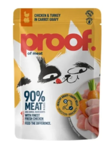 Hrana za Mačke Piletina i Ćuretina u Sosu od Šargarepe 85 g Proof