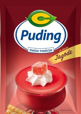 Puding Jagoda 40 g Centrop