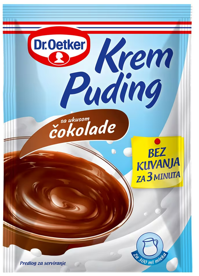 Puding Krem Čokolada 60 g dr Oetker