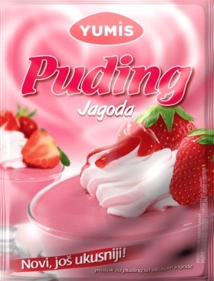 Puding Jagoda 40 g Yumis