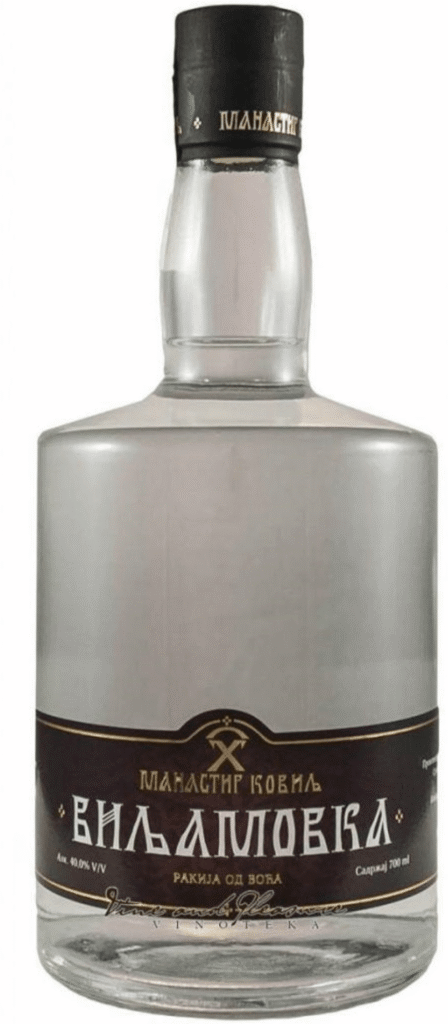 Rakija Viljamovka 0.7 l Manastir Kovilj