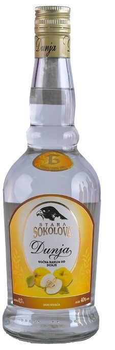 Rakija Dunja 40% Stara Sokol./kut. 0.7 l