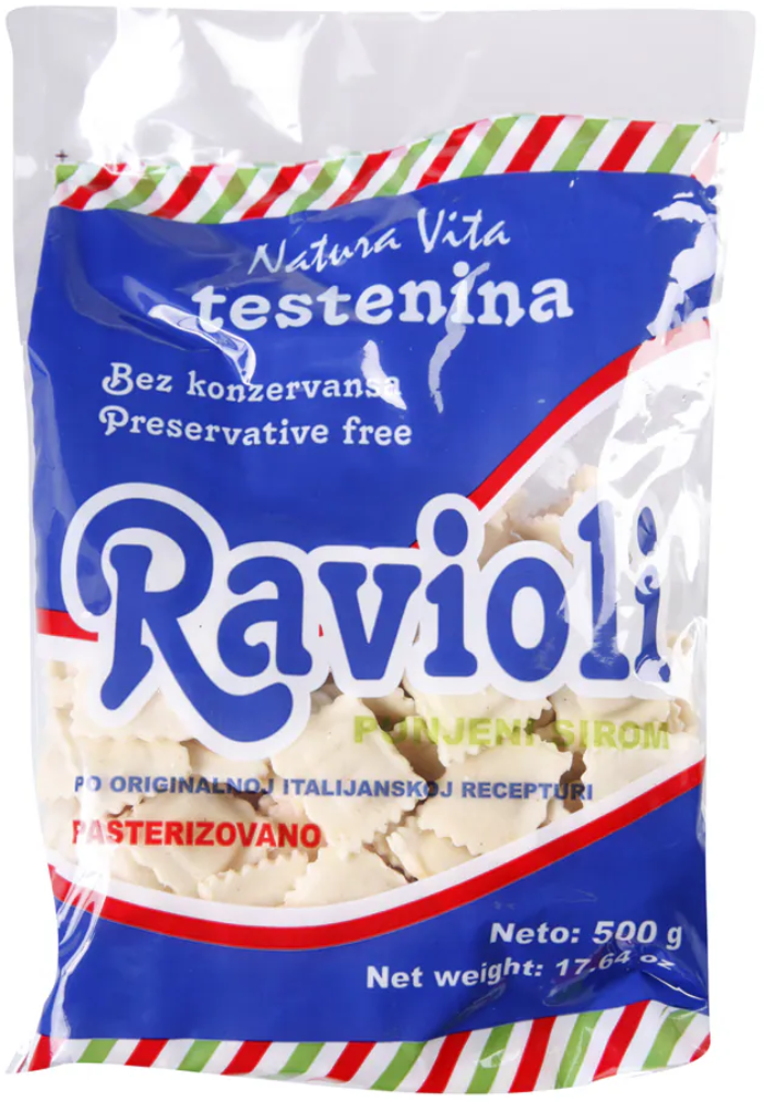 Ravioli Sir 500 g Natura Vita