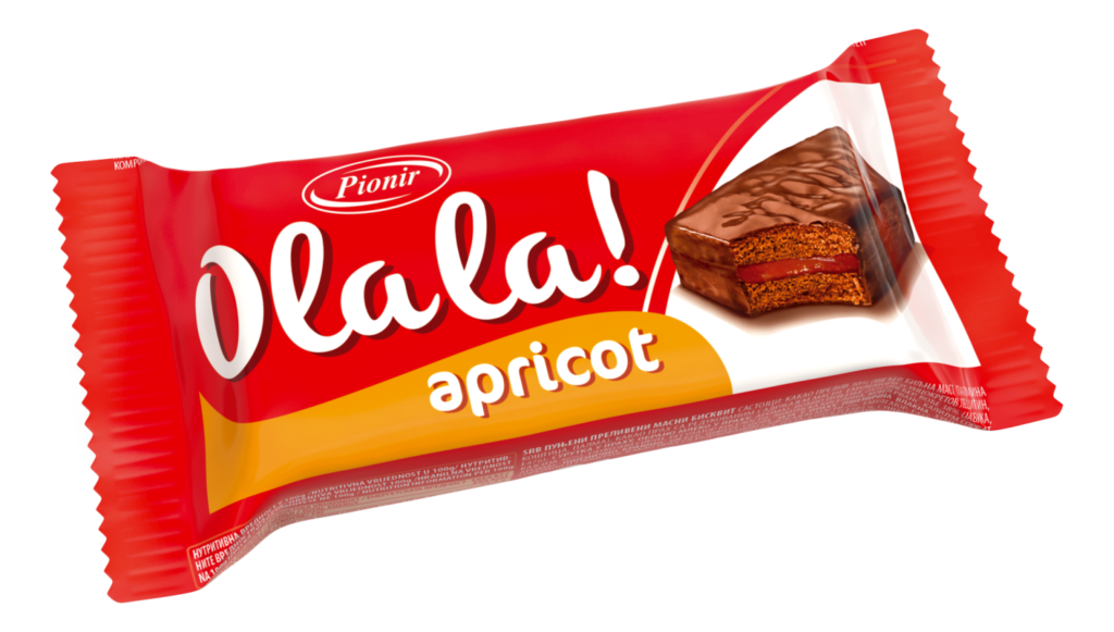Pionir biskvit olala aprikot cake 35 g
