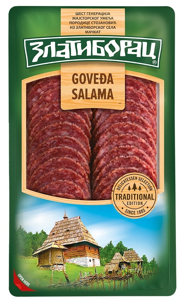 Salama Goveđa z Atm 100 g Slajs Zlat