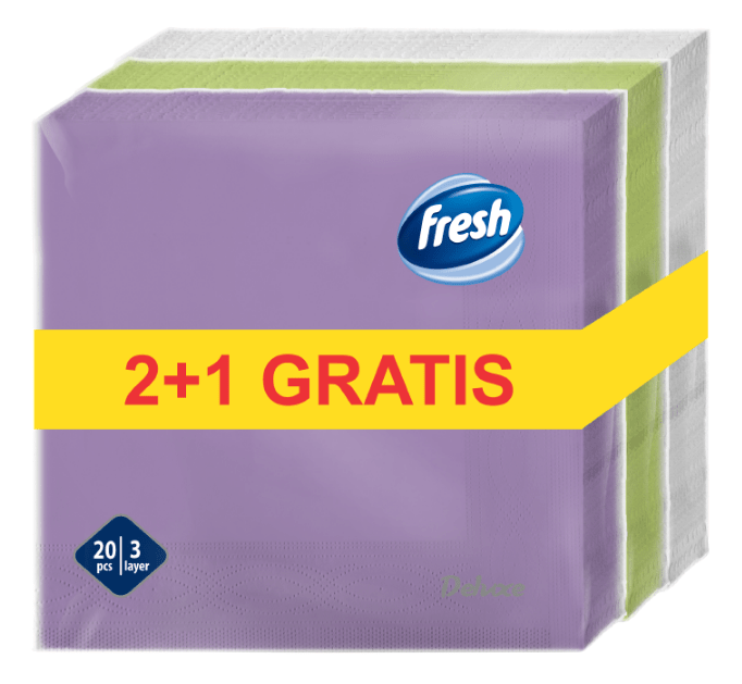 Salvete Fresh 2+1gratis 3sl 33x33 p
