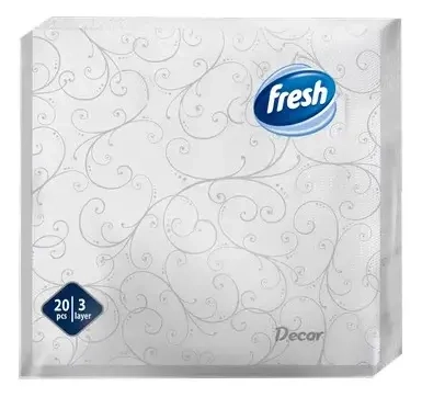 Fresh salveta dekor silver 20/1