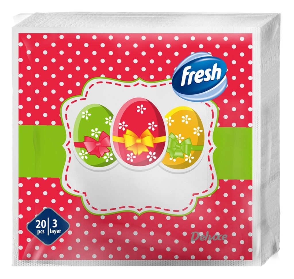 Salveta Uskr Fresh 3sl 33x33 20/1