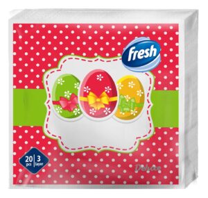 Salveta Uskr Fresh 3sl 33x33 20/1