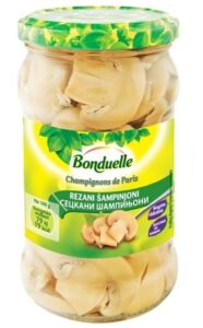 Šampinjoni Rezani Bonduelle 314 ml