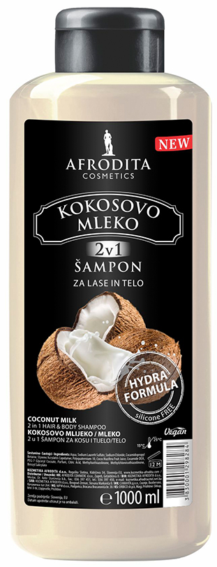 Šampon Kosa&telo Kok ml 1 l Afrodita