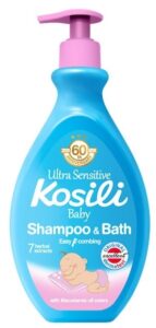 Baby sampon i kupka plava Kosili 400 ml