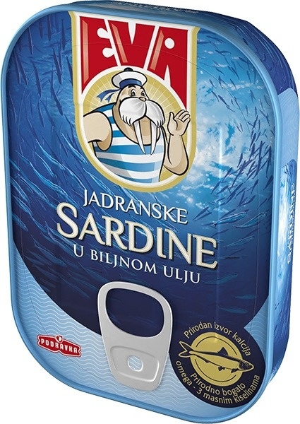 Sardina u Biljnom Ulju 100 g Eva