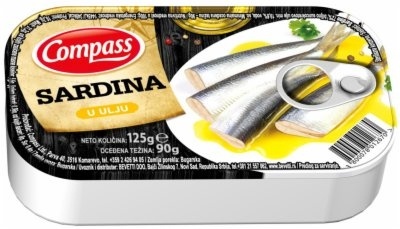Sardina u Ulju 125 g Compass
