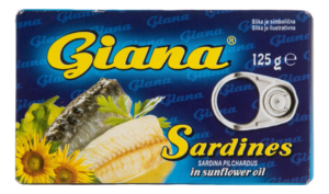 Sardina u biljnom ulju 0125 GIANA