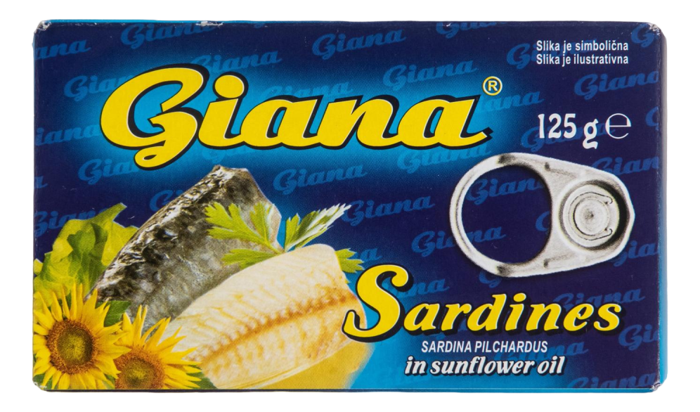 Sardina u paradajz sosu 0125 GIANA