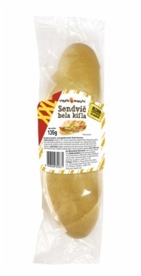 Kifla Bela Sendvic Rezana 135 g