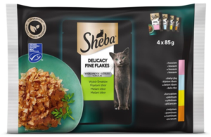 Hr.za macke mes-izb-zele kes.Sheba 4x 85 g