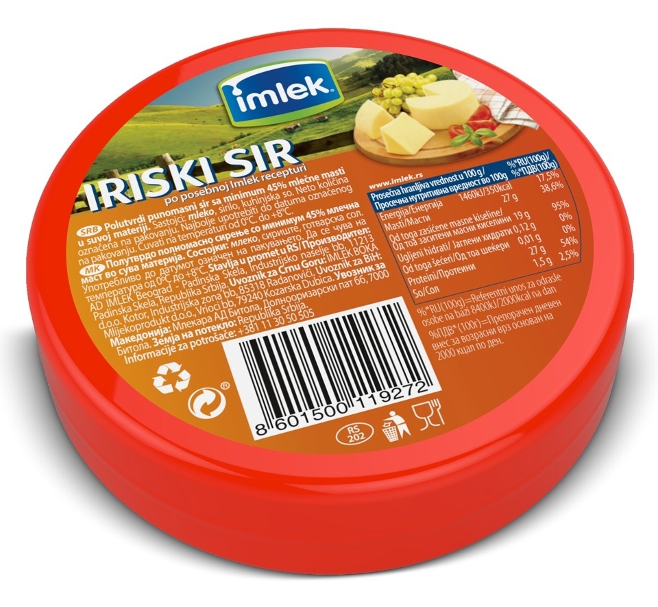 Sir Iriski cca 450 g