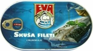 Skuša Fileti Biljno Ulje 170 g Eva
