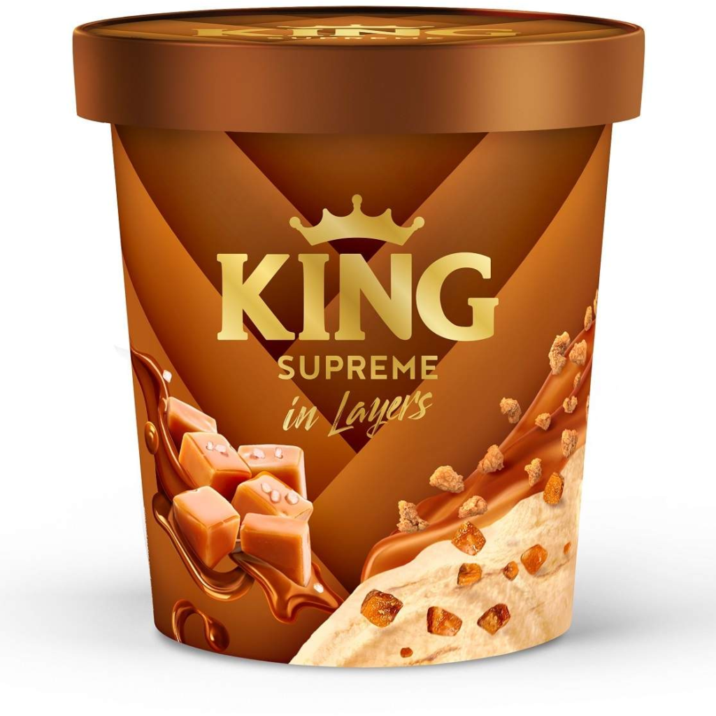 Sladoled King Caramel Čaša 450 ml
