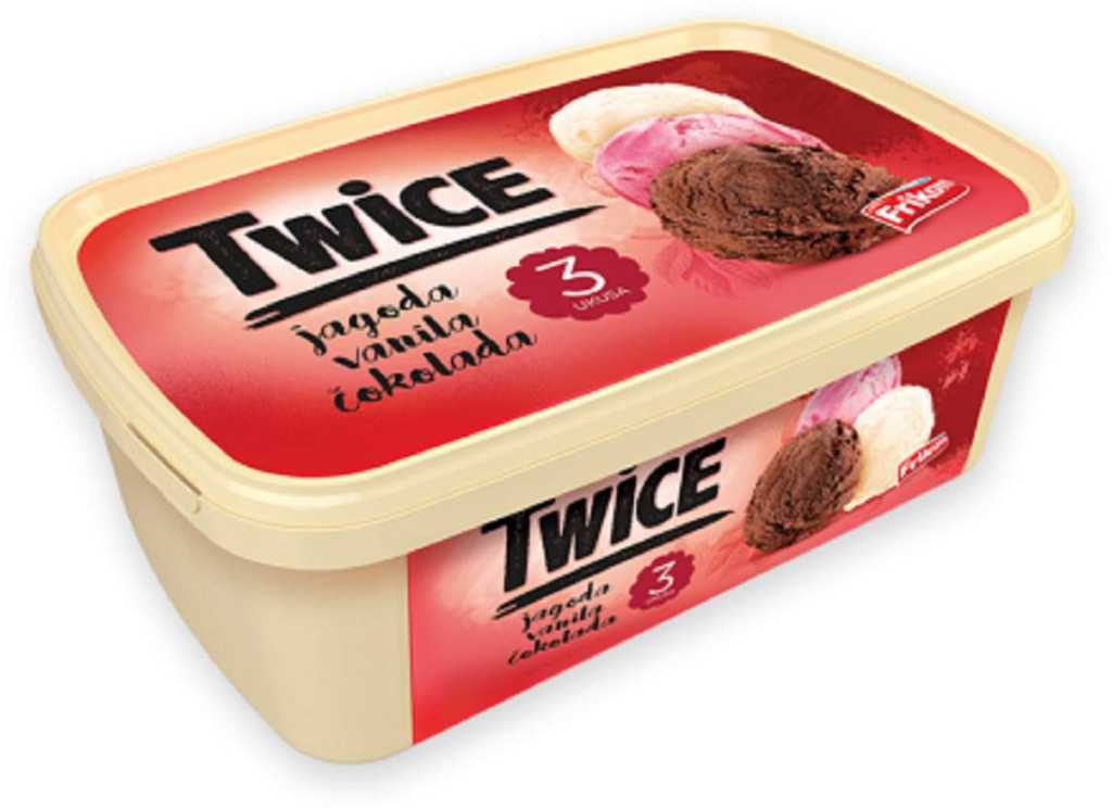 Sladoled Twice Van Čok Jag 1700 ml