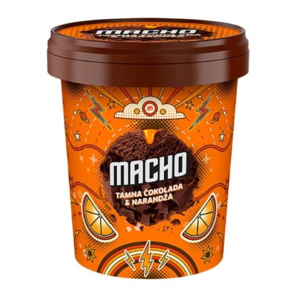 Sladoled Macho Choco Orange 370 ml