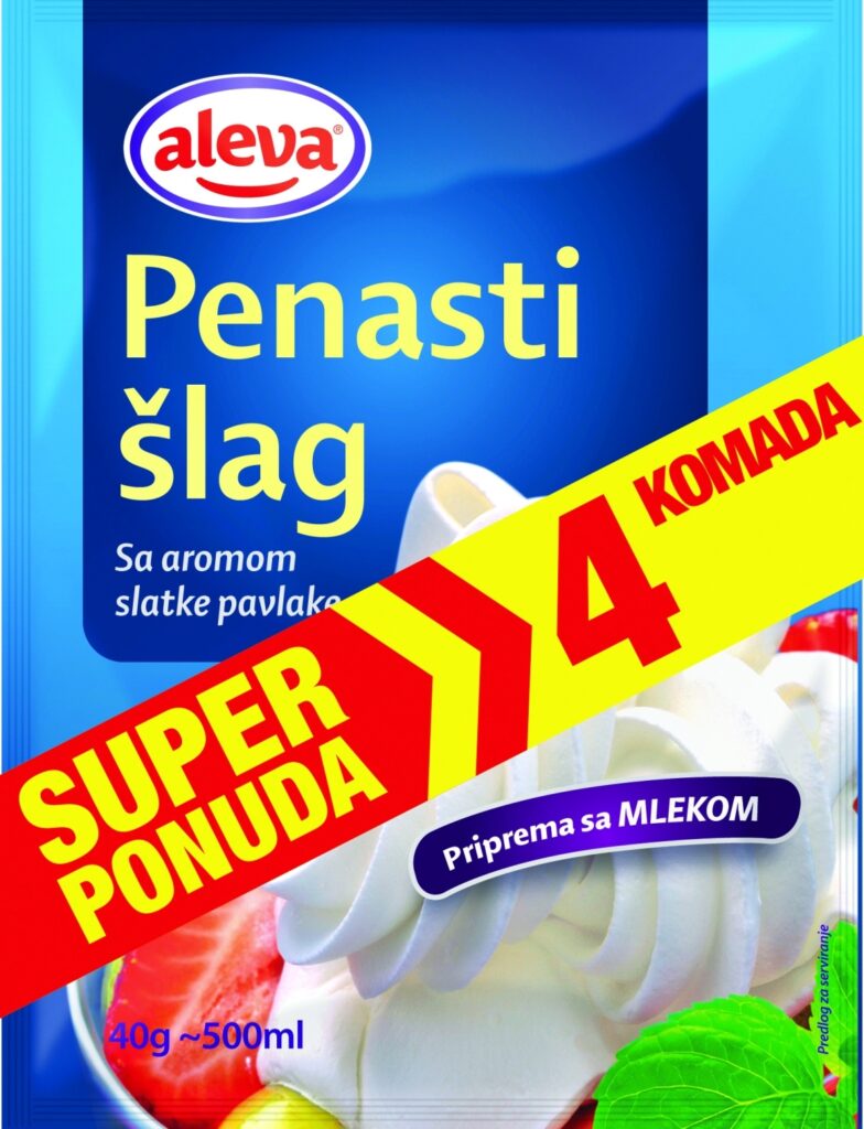 Aleva šlag Pena Super Pouda 4x 40 g