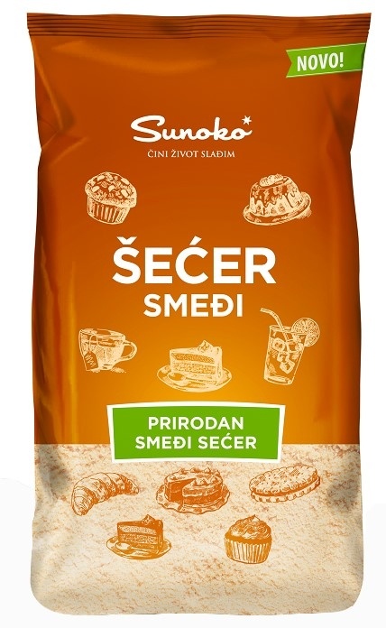 Šećer Smeđi 500 g Sunoko